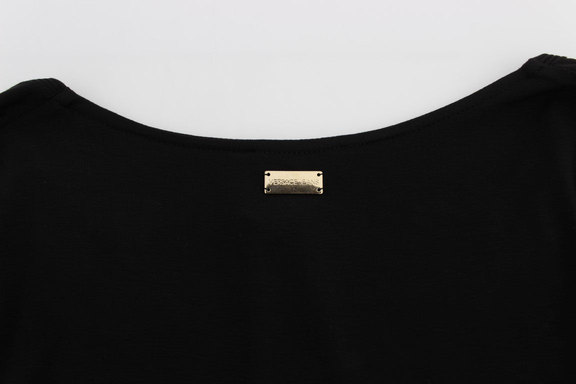 Versace Jeans Black Stretch Longsleeve Sweater - Fizigo